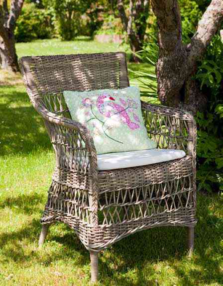 Fauteuil de jardin colonial marie
