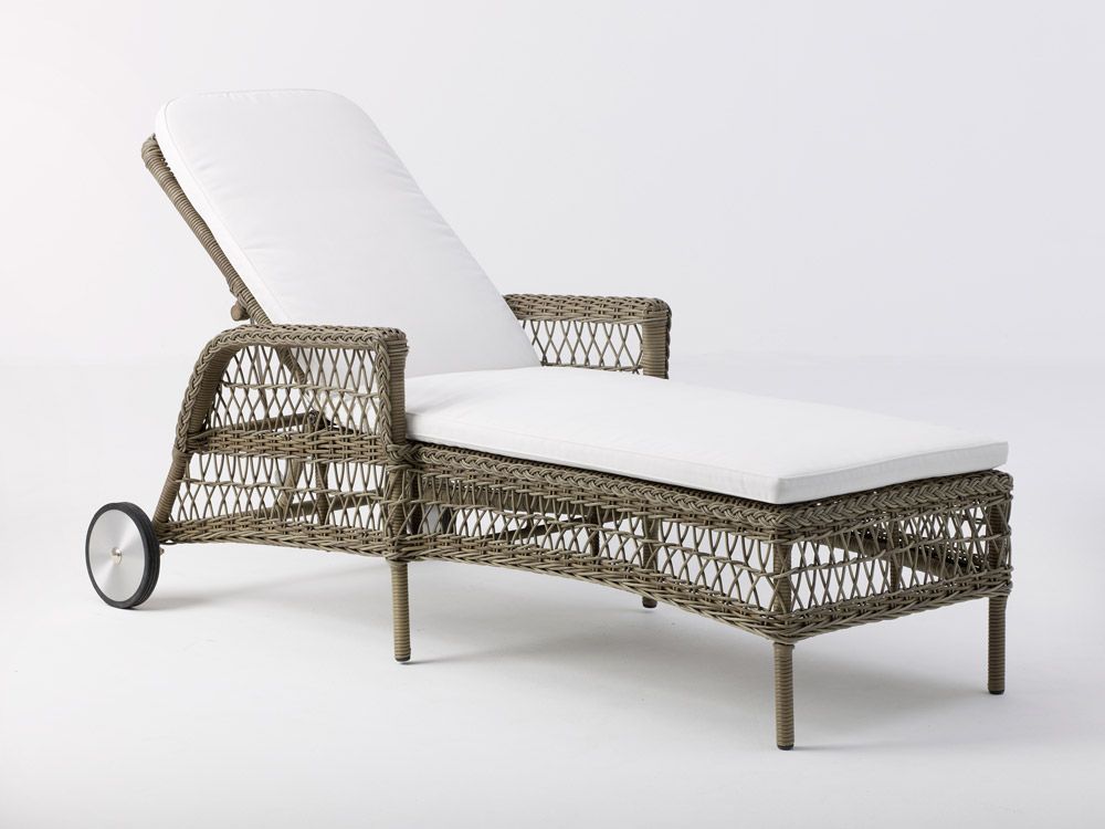 Bain de soleil daisy 73x170x97cm avec coussin