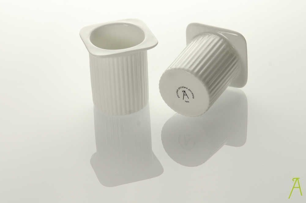 Pots petits suisses porcelaine (par 4)