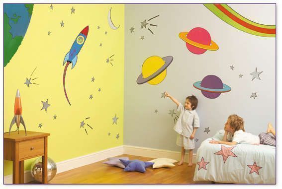 Stickers aventures dans l'espace