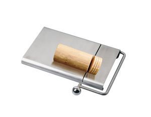 Coupe foie gras ou chevre inox