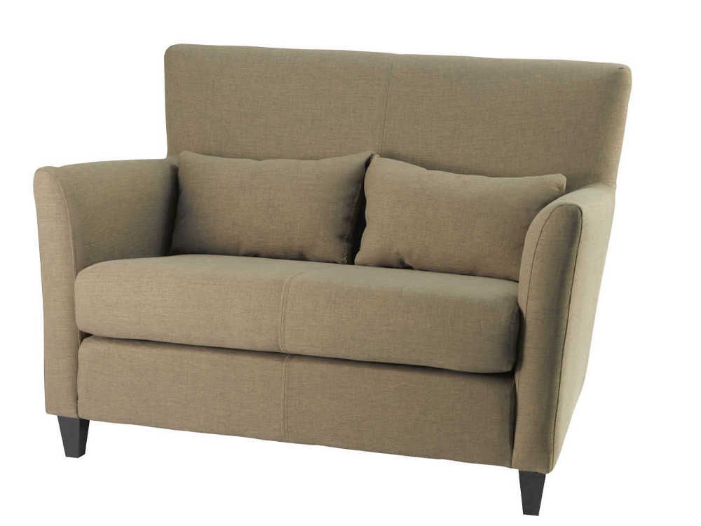 Canape deux places taupe