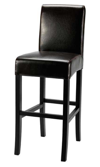 Chaises de bar cuir (par 2)