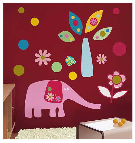 Stickers elephant vintage
