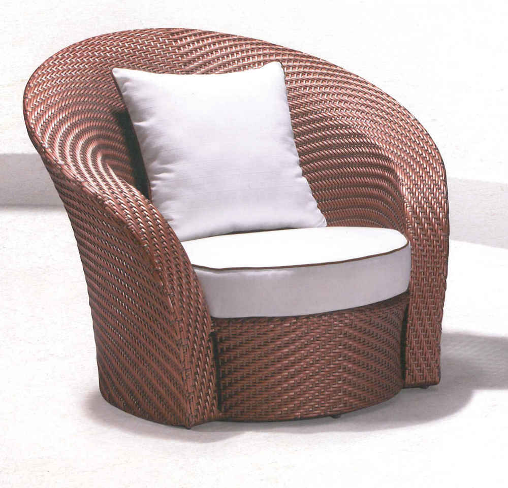 Fauteuil salon de jardin cuivre