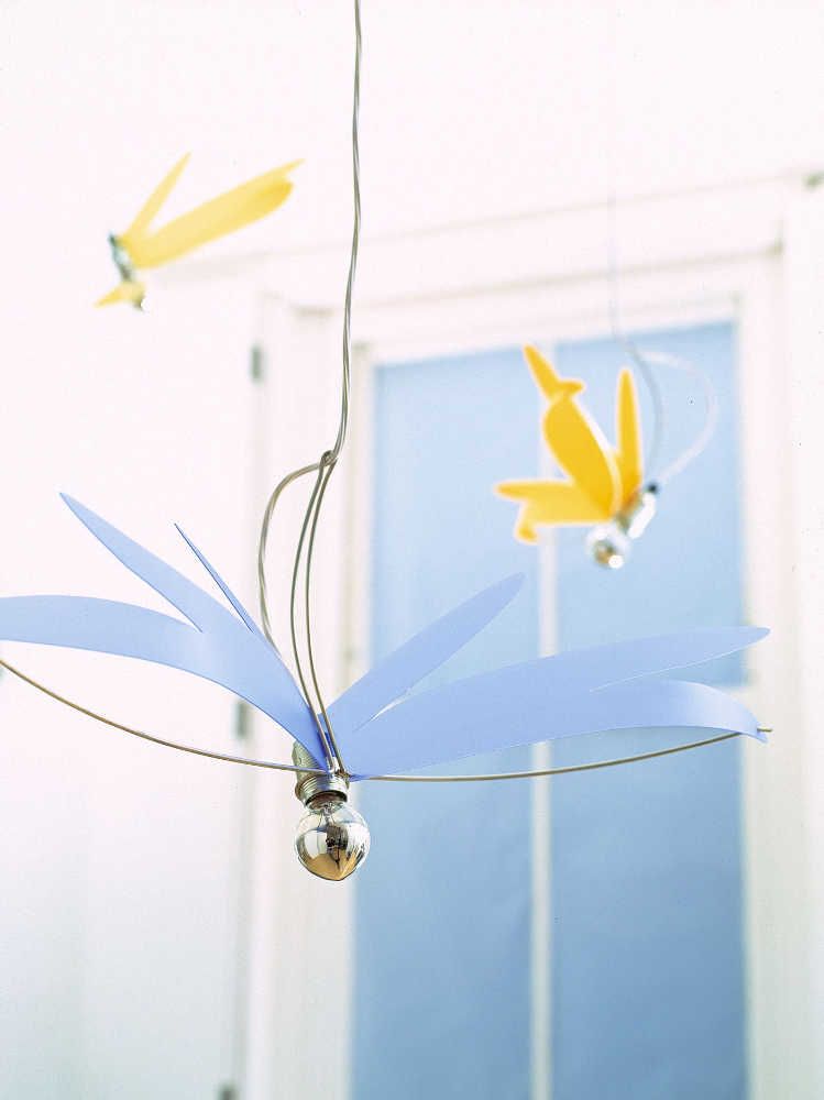 Lampe suspendue libellule