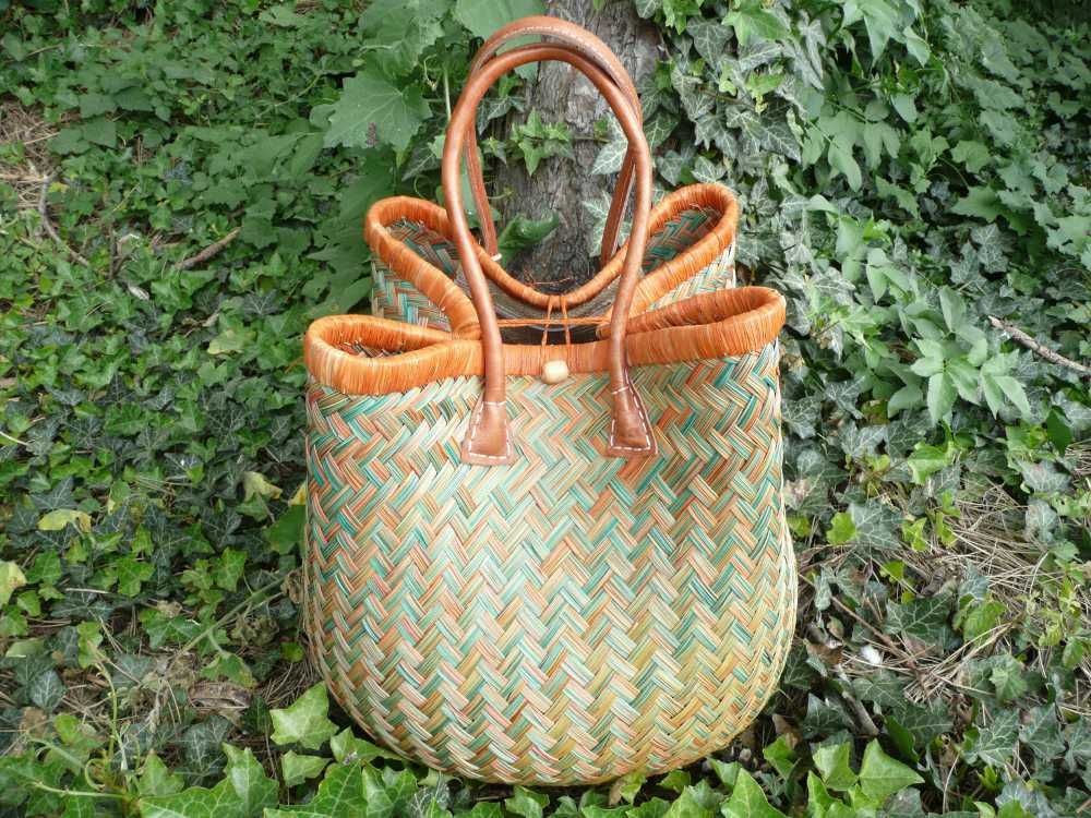 Panier de jonc 2 en 1