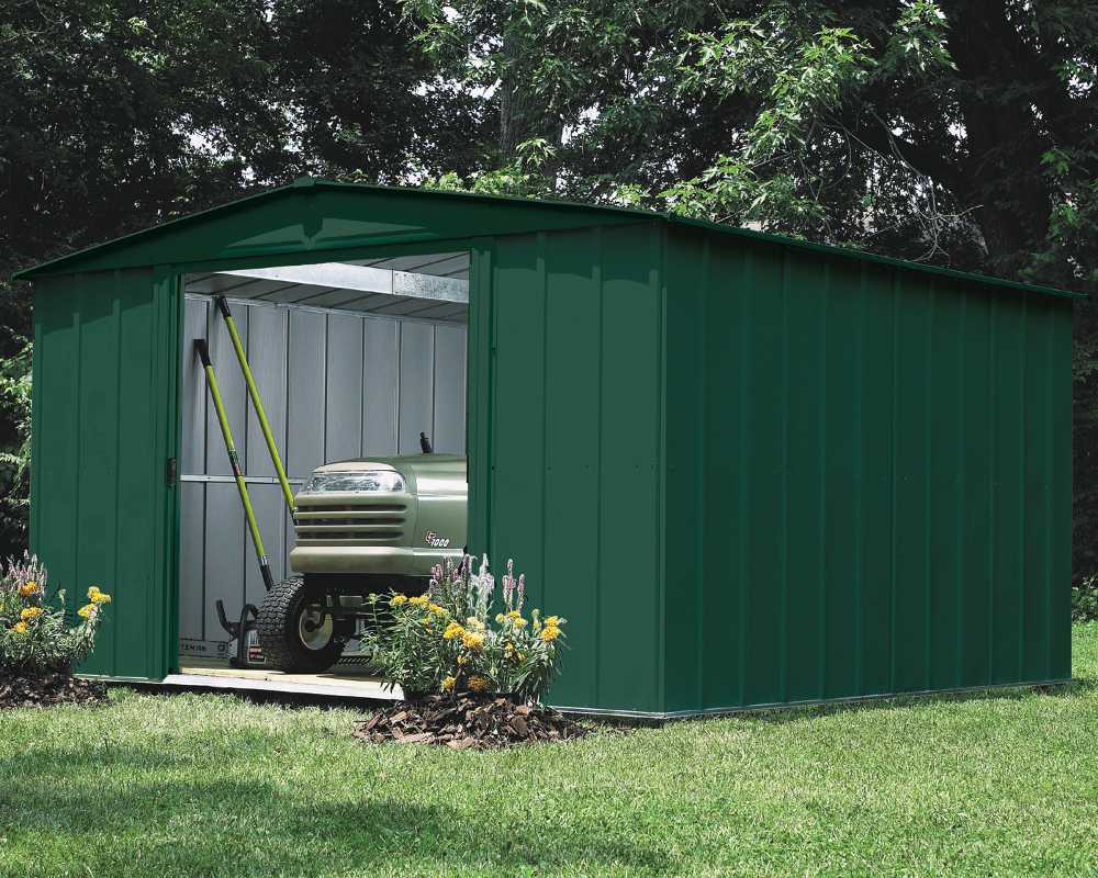 Grand abri de jardin en métal 9,3m²