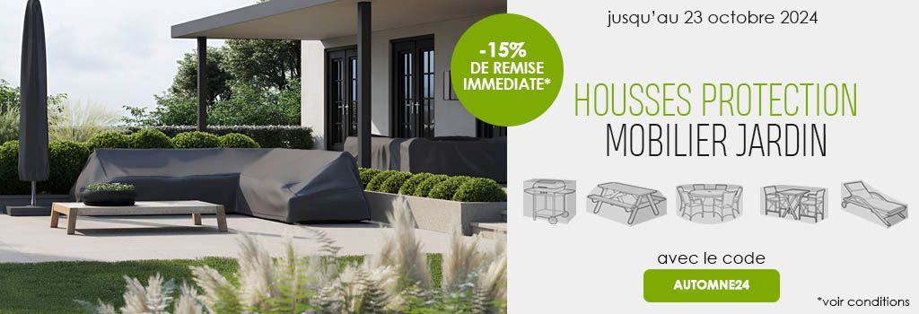 Housses de protection pour mobilier de jardin : evenenement shopping sur Jardindeco.com