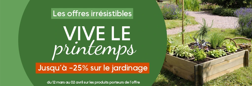 Vive le Printemps : evenenement shopping sur Jardindeco.com