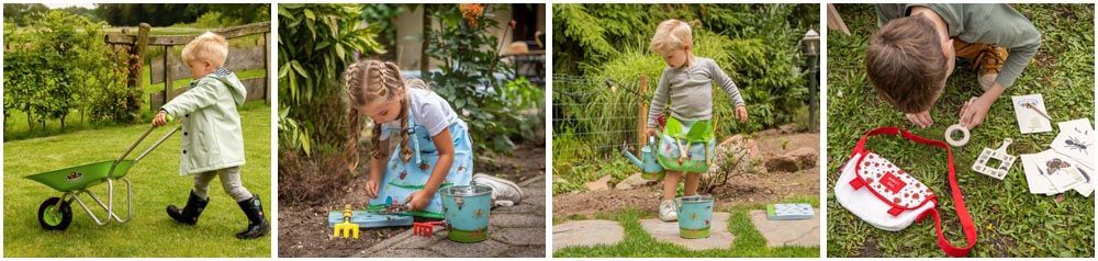 KIDS IN THE GARDEN marque en vente sur Jardindeco, spécialiste de la déco du jardin !