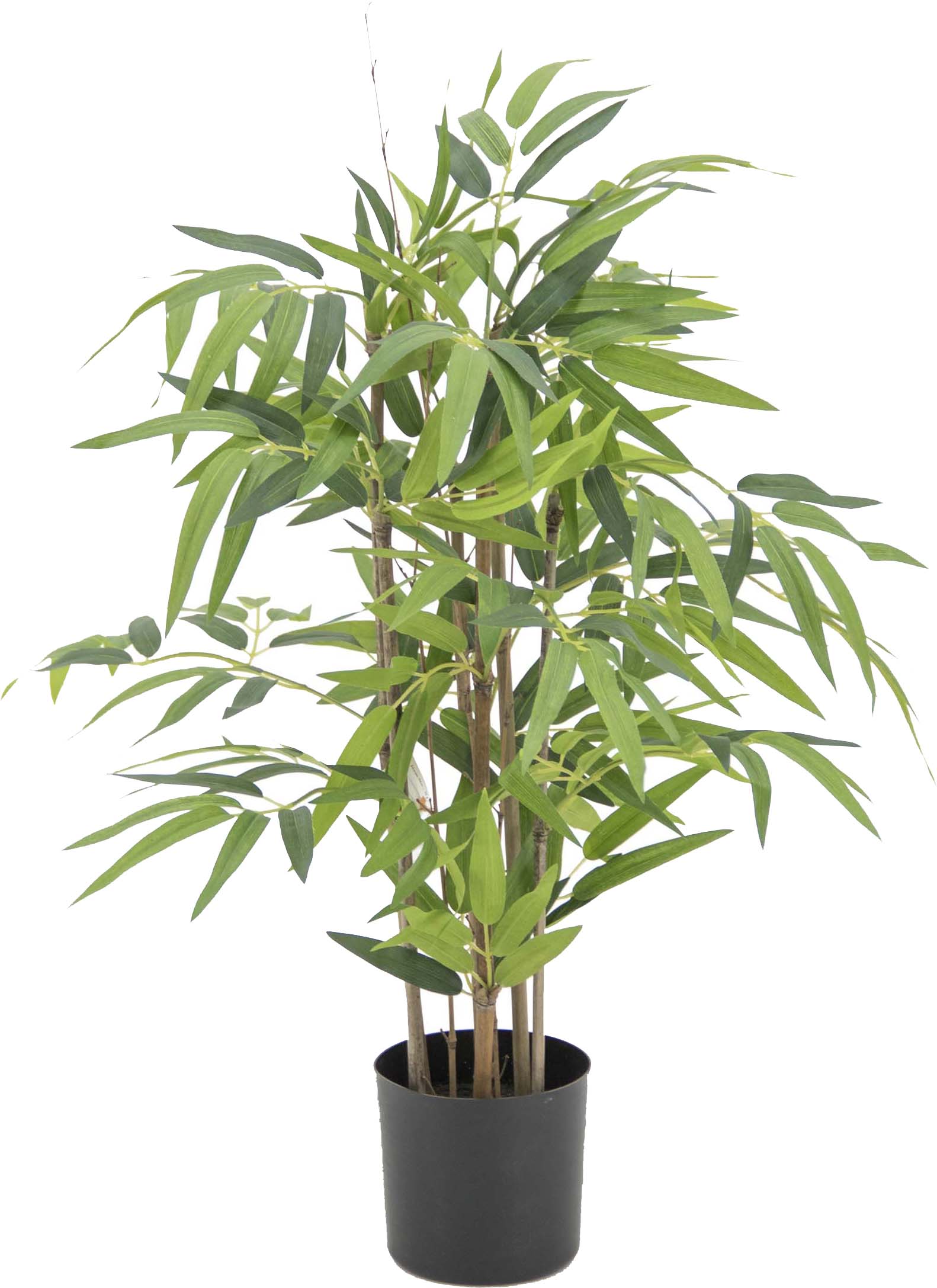 Bambou artificiel en pot - H. 70 cm.