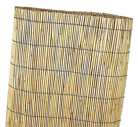 Canisse paillon de bambou non pelé (Lot de 5) JARDINDECO