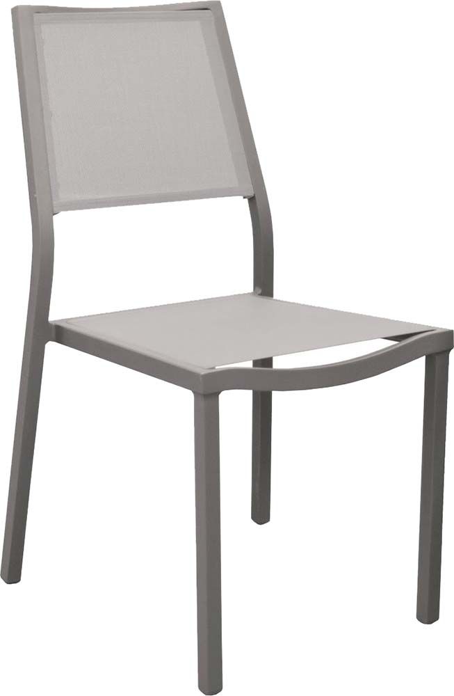 Chaise en aluminium florence (lot de 4) (taupe)
