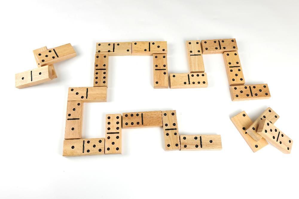 Jeu Dominos Géants En Bois