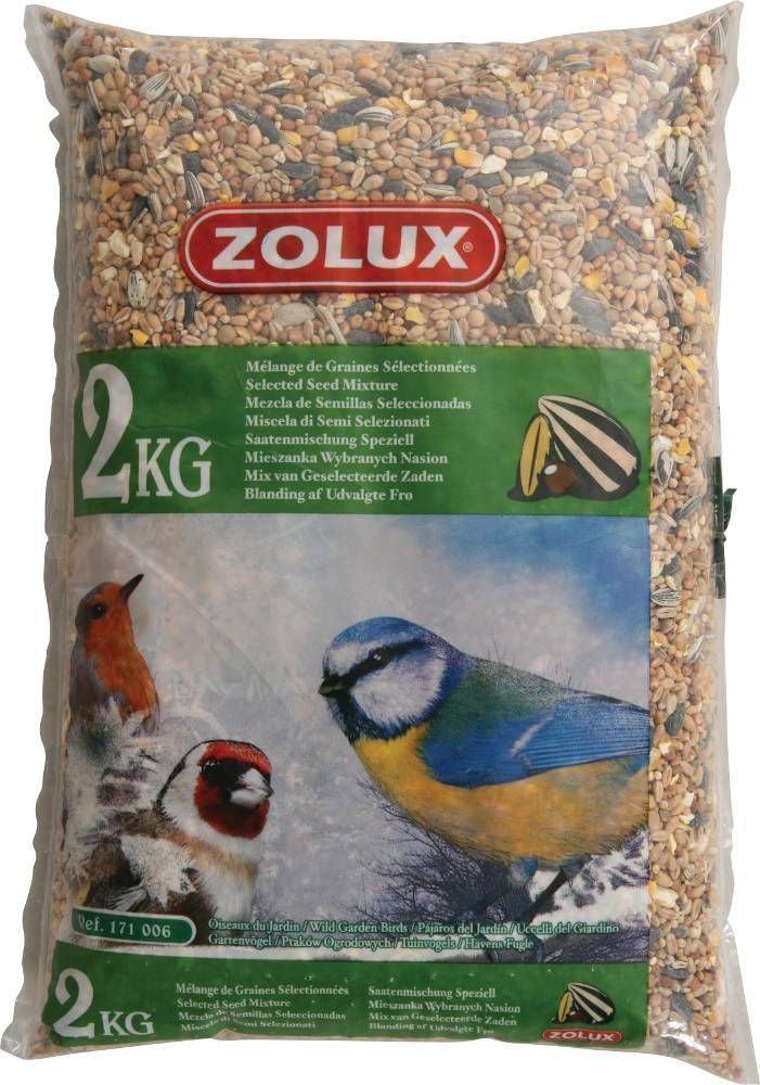 Graines Mélange millet et insectes 2 kg pour oiseaux jardin