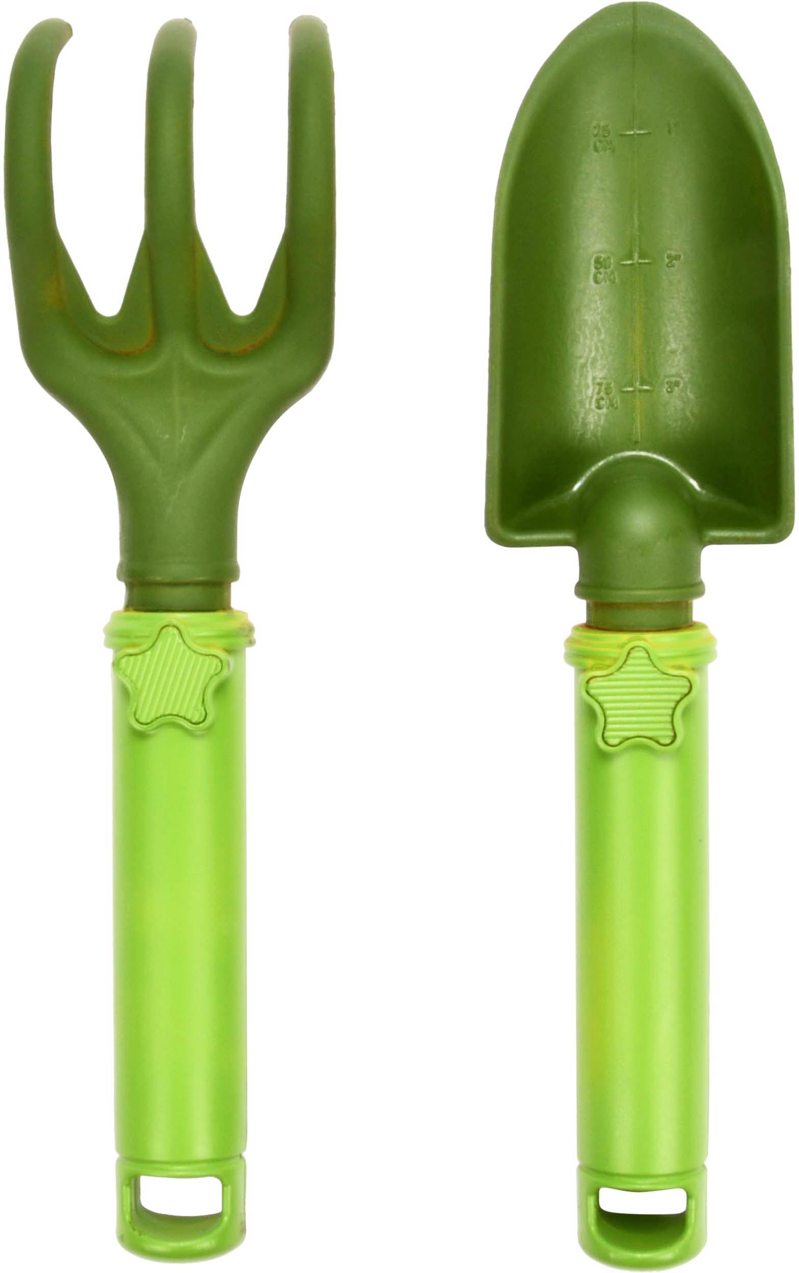 Set de 2 outils de jardin en plastique, vente au meilleur prix