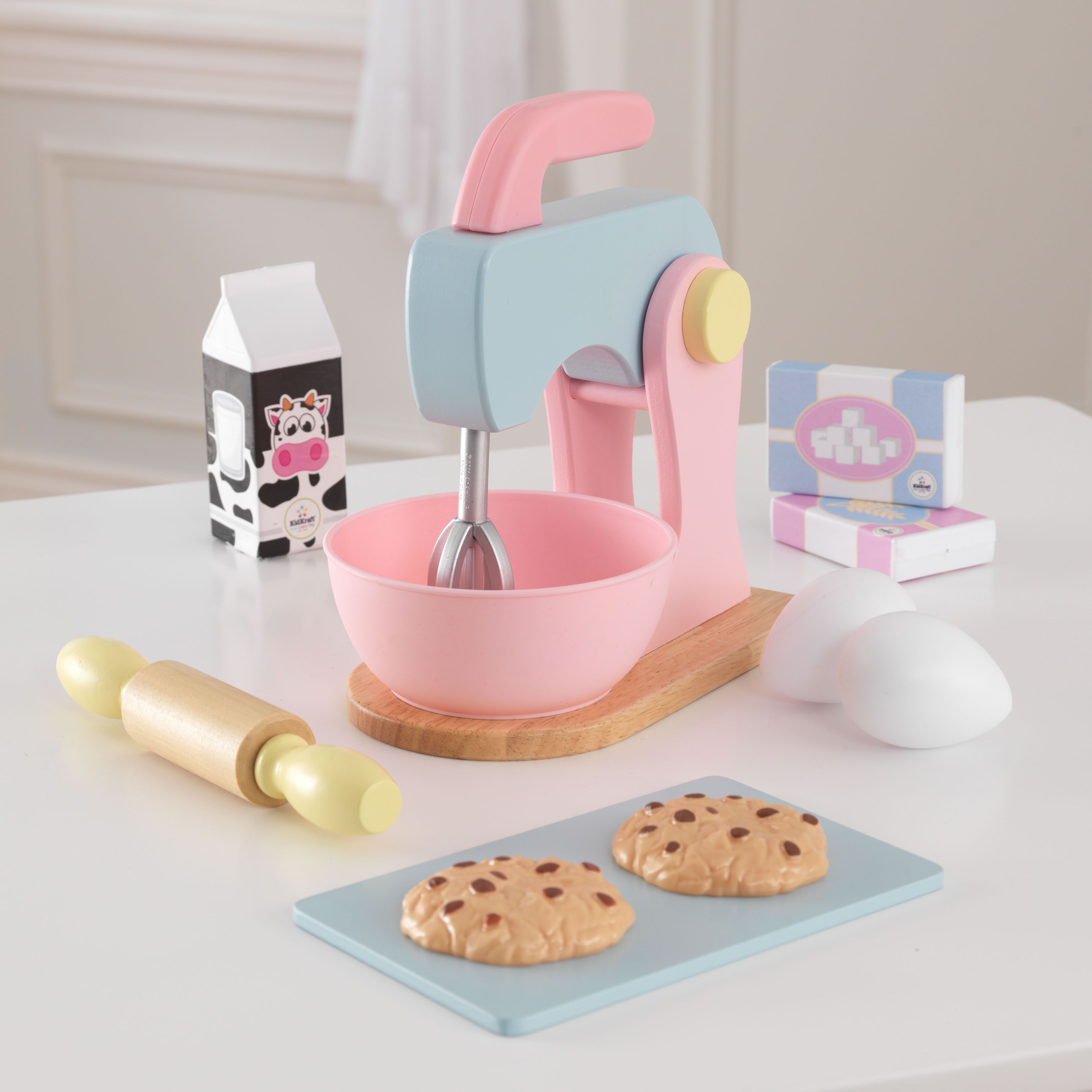 Set De P Tisserie En Bois Enfant Pastel