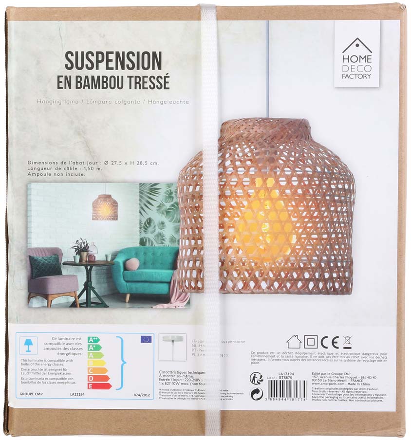 Suspension En Bambou Cm