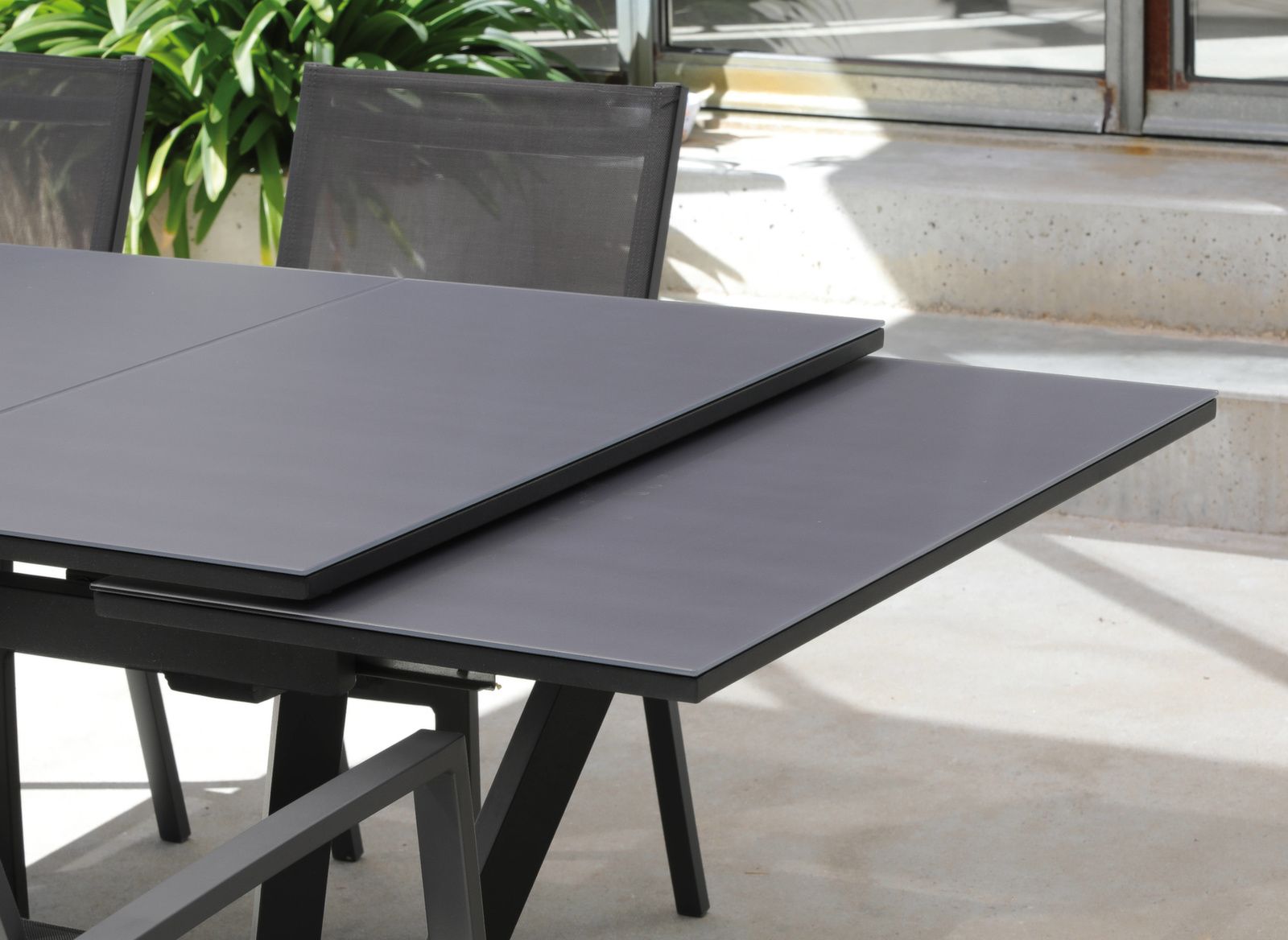 Table jardin avec rallonges bout de table 150200250 cm vita