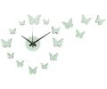 Avis client pour Horloge murale pastel DIY Butterfly : 4 sur 5