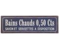 Avis client pour Plaque bains chauds 0,50 Cts : 5 sur 5