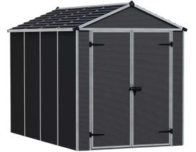 Abri de jardin en polycarbonate et aluminium Rubicon (5.6m²)