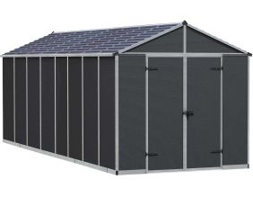 Abri de jardin en polycarbonate et aluminium Rubicon (14.2m²)