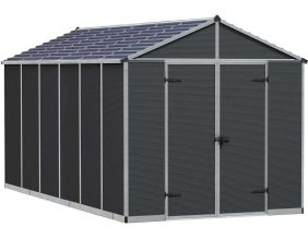 Abri de jardin en polycarbonate et aluminium Rubicon (10.7m²)