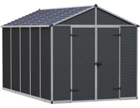 Abri de jardin en polycarbonate et aluminium Rubicon (7.9m²)