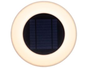 Applique murale ronde recharge solaire Wally (39 cm de diamètre)