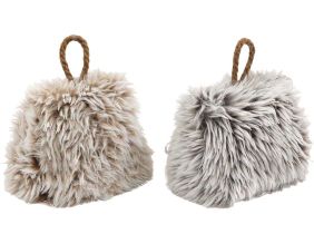 Bloc-porte en tissu Fluffy 15 cm (Lot de 2)