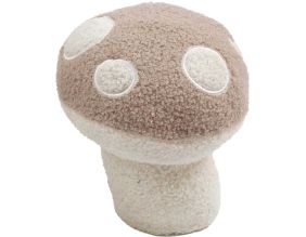 Bloc-porte en tissu Mushroom 22 cm (Beige)