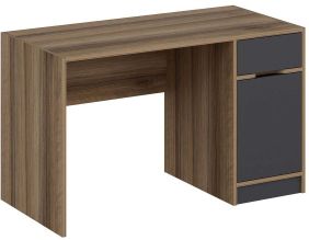 Bureau avec tiroir et placard Elina (Anthracite)