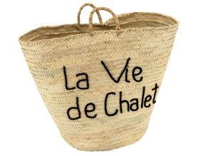 Cabas en palmier naturel (La Vie de Chalet)