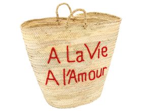 Cabas en palmier naturel (A La Vie A l'Amour)