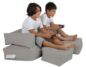 Canapé enfant avec poufs intérieur extérieur Kids