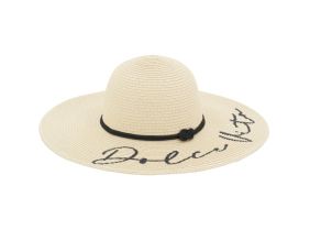 Chapeau femme en papier cordé Dolce Vita