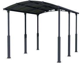 Carport spécial camping-car en aluminium et polycarbonate Alpine (5.07 x 3.52 m)