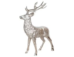 Très grand Cerf sur pied en aluminium