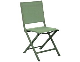 Chaise jardin pliante en aluminium Thema (Vert)