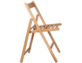 Chaise pliante en bois (Naturel)