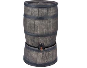 Collecteur d'eau en polyéthylène avec support Barrel (120 litres)