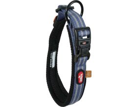 Collier souple en tissu Bivouak 35 à 45 cm 20 mm (Bleu)