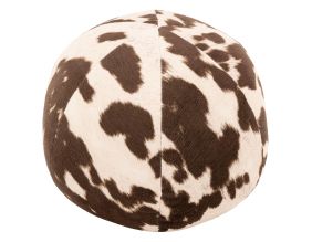 Coussin/pouf boule effet peau de vache (Petit Petit)