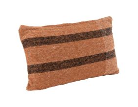 Coussin en coton recyclé (Chocolat 50 x 30 cm)