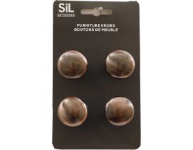 Ensemble de 4 boutons de meuble en alu (Bronze)