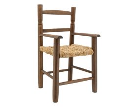 Fauteuil enfant en bois de hêtre (Marron)