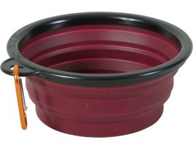 Gamelle souple en silicone rouge Bivouak (650 ml)