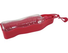 Gourde en plastique pliable Bivouak (Rouge)